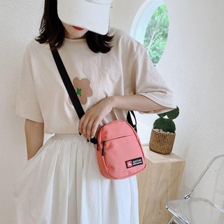 Túi đeo chéo WOAY, Túi đựng điện thoại di động bằng vải Canvas đa chức năng, Túi đeo vai Mini dung lượng cao bền bỉ