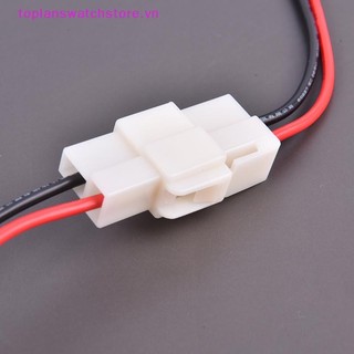 Toplanswatchstore T-Type 2 Pin Power Nam Nữ Cắm Đầu Nối Cho Bộ Đàm VN