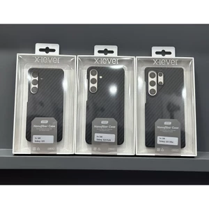 X x-level Samsung S25 Vỏ bảo vệ Vỏ bảo vệ họa tiết sợi Carbon Nanofiber siêu mỏng S25 Ultra Kevlar S25 + Vỏ bảo vệ chống sốc nửa gói Galaxy