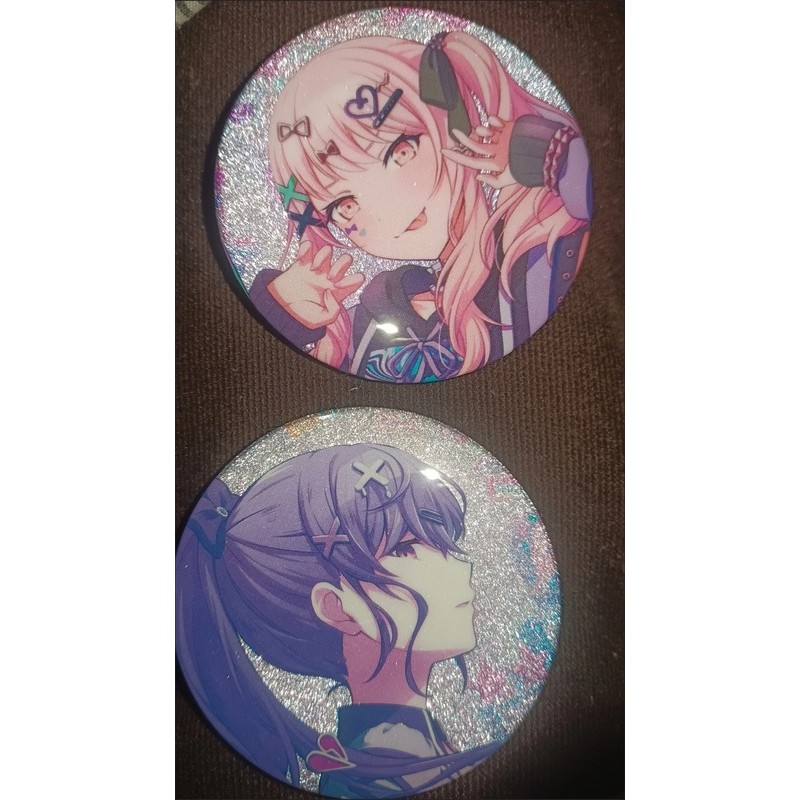 Pjsk Project Sekai Flash Huy hiệu 58mm Men Pin, Eina Soun, Kanade Yoisaki, Mizuki Akayama, Ý tưởng quà tặng, Huy hiệu Doujinshi
