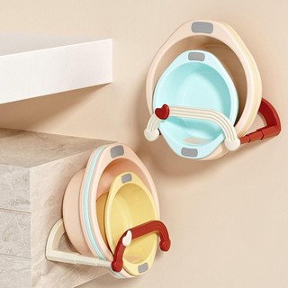 Móc cốc hút WEAVELYF, Giá đựng chậu rửa bằng kính thiên văn chống nước đa chức năng, Tiết kiệm không gian Chịu tải lớn Kệ lưu trữ treo tường Phòng tắm