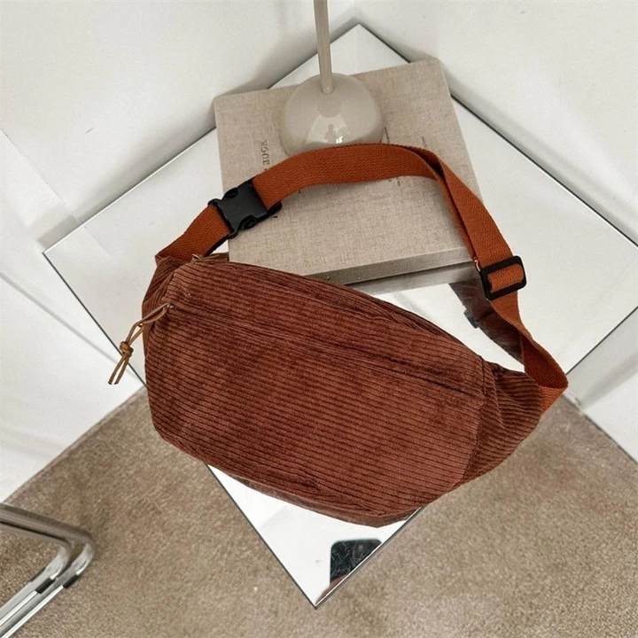 Women's Cute Velvet Belt Bag – for School – 5