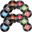 JUNYUE88US 20 Chiếc Vinyl Ghi Trang Trí, Tác Phẩm Nghệ Thuật Retro Ghi Decal Dán Tường, Tường Âm Nhạc Dấu Hiệu Đồ Trang Trí Giấy DIY Hồ Sơ Nhiều Màu Sắc Giấy Giả Dán Phòng Ngủ