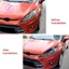 Dành Cho Xe Ford Fiesta MK6 2008-2012 Đèn Pha Phía Trước Nắp Đầu Đèn Lông Mày Viền