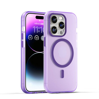 Ốp Điện Thoại Kẹo Magentic Dày Hồng Hồng Cho IPhone 17 16 15 14 13 12 Pro Max Promax 14PRO 15PRO MAX Frost Candy Magentic Vỏ Điện Thoại Mềm