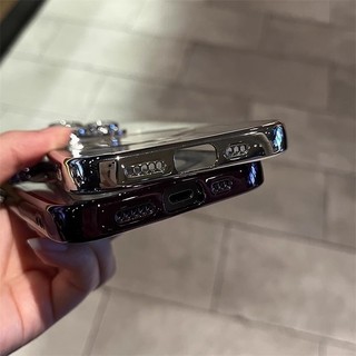Thích hợp cho iPhone 11, 13, 12 Pro max, 14 Pro max, vỏ bảo vệ trong suốt mạ điện sang trọng có màng ống kính, vỏ mềm hút từ tính