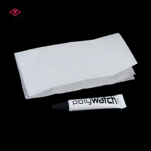 Hwetr Polywatch Dụng cụ sửa chữa Kính nhựa Đánh bóng chà nhám Nhãn dán mới