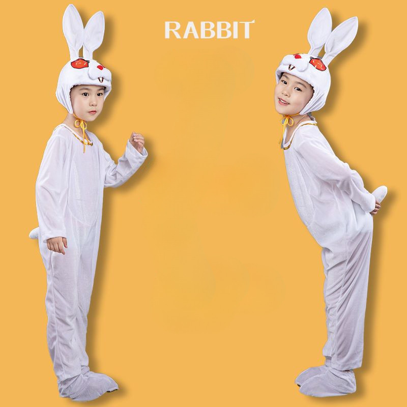 💕Chỗ💕 Quần Áo Trẻ Em Động Vật Múa Trang Phục Quần Áo Cho Bé Gái 3 Đến 14 Tuổi Thỏ Trang Phục Mới Lạ Halloween Giáng Sinh
