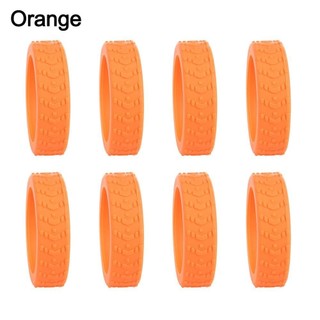 VOIDLESS 8 Cái / bộ Vỏ Bảo Vệ Bánh Xe Vali, Giảm Bánh Xe Đeo Vali Phần Trục Hành Lý Du Lịch Bánh Xe, Với Âm Thanh Im Lặng Hộp Xe Đẩy Silicon Bánh Bao