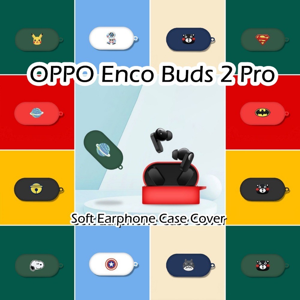 [Ngôi sao tương lai] Dành cho Ốp lưng OPPO Enco Buds 2 Pro Họa tiết hoạt hình đơn giản Vỏ tai nghe silicon mềm