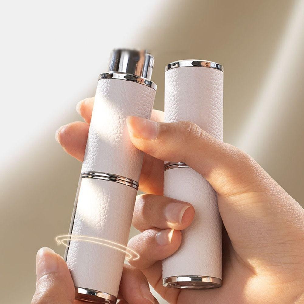 SNUGHOUSE 8 ml Hộp Đựng Chất Lỏng, Máy Phun Nước Hoa Da Cao Cấp Có Thể Đổ Lại, Mini Rotary Press Type Liner Glass Chai Xịt Rỗng Quà Tặng