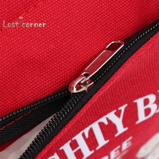 Lostcorner Hoạt Hình Dễ Thương In Họa Tiết Vải Túi Xách Đa Năng Nhân Viên Văn Phòng Túi Cơm Trưa Túi Tote Di Động Ngoài Trời Văn Phòng Túi Đựng Thực Phẩm Mới