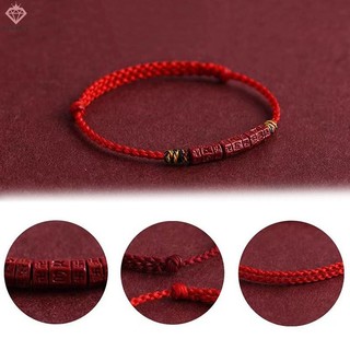 Pcwfkef Handmade Cinnabar Hạt Vòng Tay Dây Đỏ Thắt Nút May Mắn Lắc Tay Dành Cho Nữ Người Yêu Bạn Thân Nhất Phụ Kiện Trang Sức Quà Tặng Mới