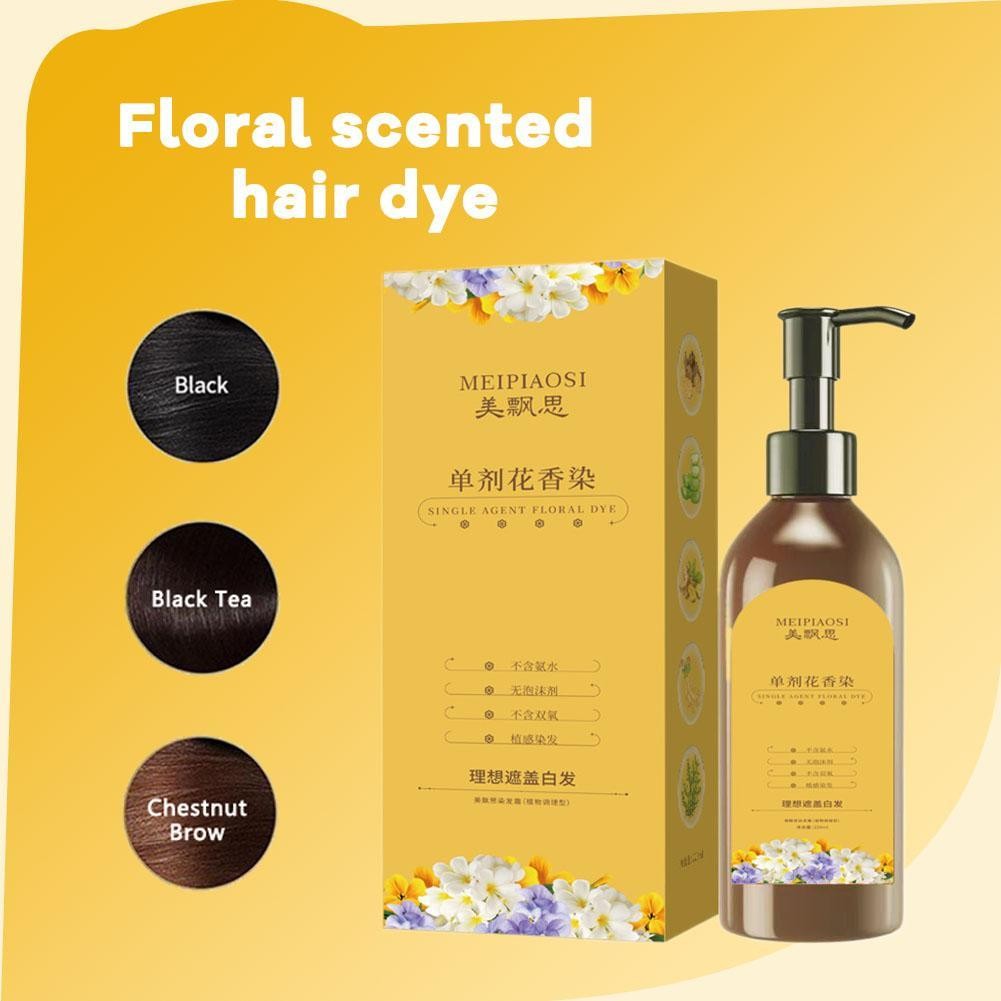 Meipiaosi Thuốc nhuộm tóc hoa đơn Công thức thực vật Kích ứng, Thuốc nhuộm nhẹ nhàng 300ml T9k5