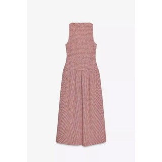 Zara Spring Sản phẩm mới dành cho nữ kiểu Pháp cổ tròn không tay ôm vừa vặn 3067329