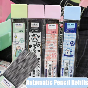 100 Chiếc Chì Bút Chì Tự Động - Đổ Lại Bút Chì Màu Đen 0.5 Mm - Dành Cho Tranh, Làm Thẻ, Viết Thêu Sò- Dung Tích Cao, Tự Động, Không Thể Phá Vỡ, Lõi Thay Thế Bút Chì