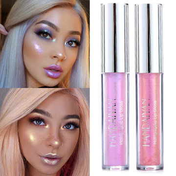 Nóng Ba Chiều Son Bóng Môi Trang Điểm Chống Thấm Nước Nàng Tiên Cá Lip Tint Plumper Shimmer Liquid Lipstick Hình Xăm Khỏa Thân Lấp Lánh Son Bóng