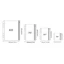 YUJINI 5 Túi Lá Rời, Túi Phong Bì PVC Chống Thấm Nước, Túi Chất Kết Dính 6 Lỗ A5 A6 A7 Chất Lượng Cao