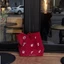 Túi đeo vai MONOSTYLE, Túi mua sắm vải nhung dung tích lớn, Túi Tote chữ thêu bền bỉ dành cho nữ