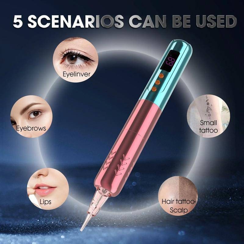Máy bút trang điểm vĩnh viễn pin không dây NOVI cho SMP & TATTOO với pin Micropigmentation Trang điểm vĩnh viễn Giao hàng nhanh