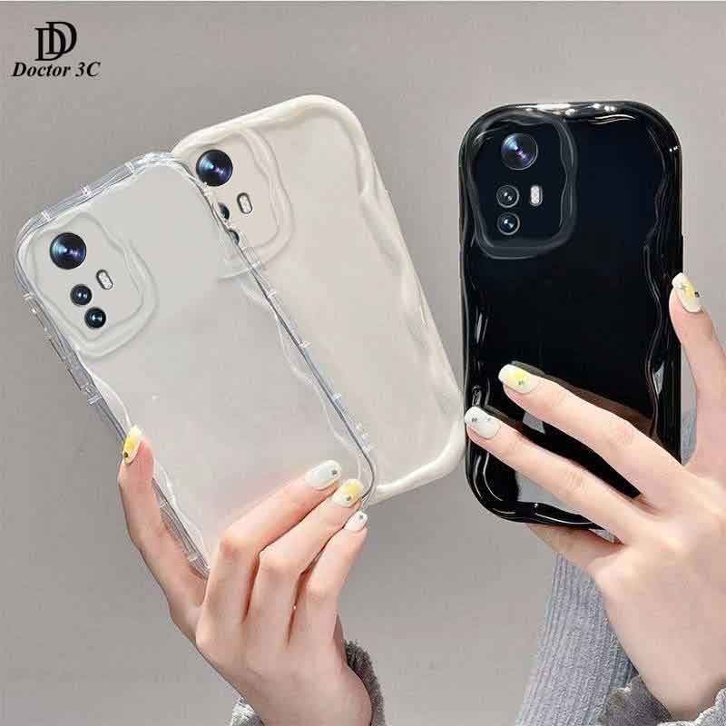 Ốp điện thoại mềm chống sốc màu gợn sóng đơn giản cho Redmi Note 14 13 12 12s 11 11s 11T 10 10s 9 9s 8 Pro+ Plus 4G 5G 2024 2025