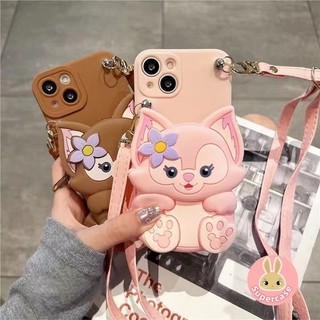 Vỏ LinaBell Cho Samsung Galaxy A05 A05s A15 A25 A35 A55 F15 M15 M55 M35 M34 M54 5G 4G Cat Paw Ví Điện Thoại Có Dây Buộc Dài Cô Gái Dễ Thương CardHolder Bìa Mềm
