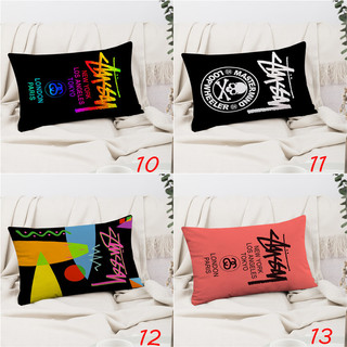 Stussy In Logo Hình Chữ Nhật Gối Ốp Lưng Polyester In Hình Bên Đệm Trang Trí Sofa Nhà (Không Có Lõi)