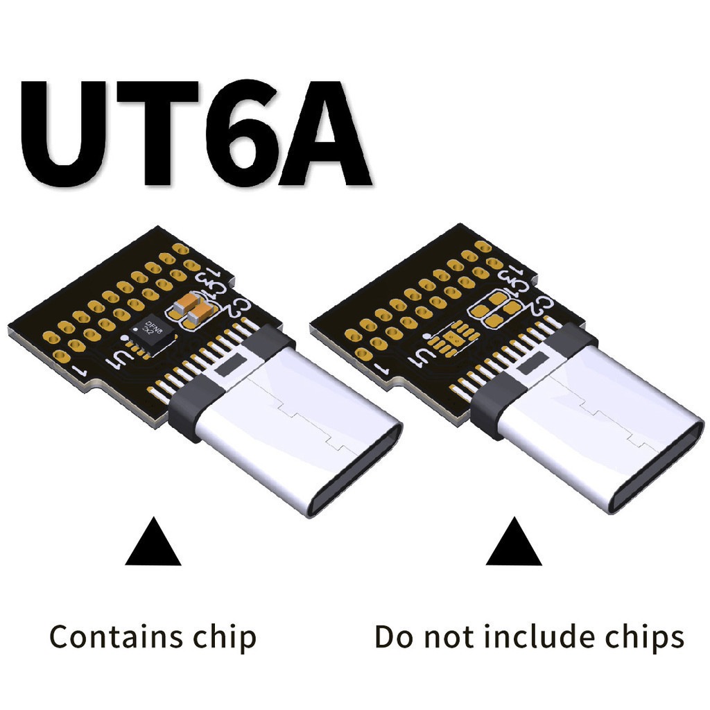 Jmt USB3.2 GEN2x2 Type C Sang Type C Riser Adapter 20G / bps USB 3.2 FPC Ribbon Cáp phẳng Lên / Xuống Góc Đầu nối USB-C