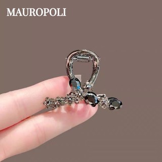 Mauropoli [Sẵn Sàng] Kẹp Tóc Cao Cấp Nữ Kim Cương Giả Hoa Cá Mập Kẹp Kẹp Kim Loại Nhỏ Đầu Nửa Đầu Tóc Mũ Đội Đầu