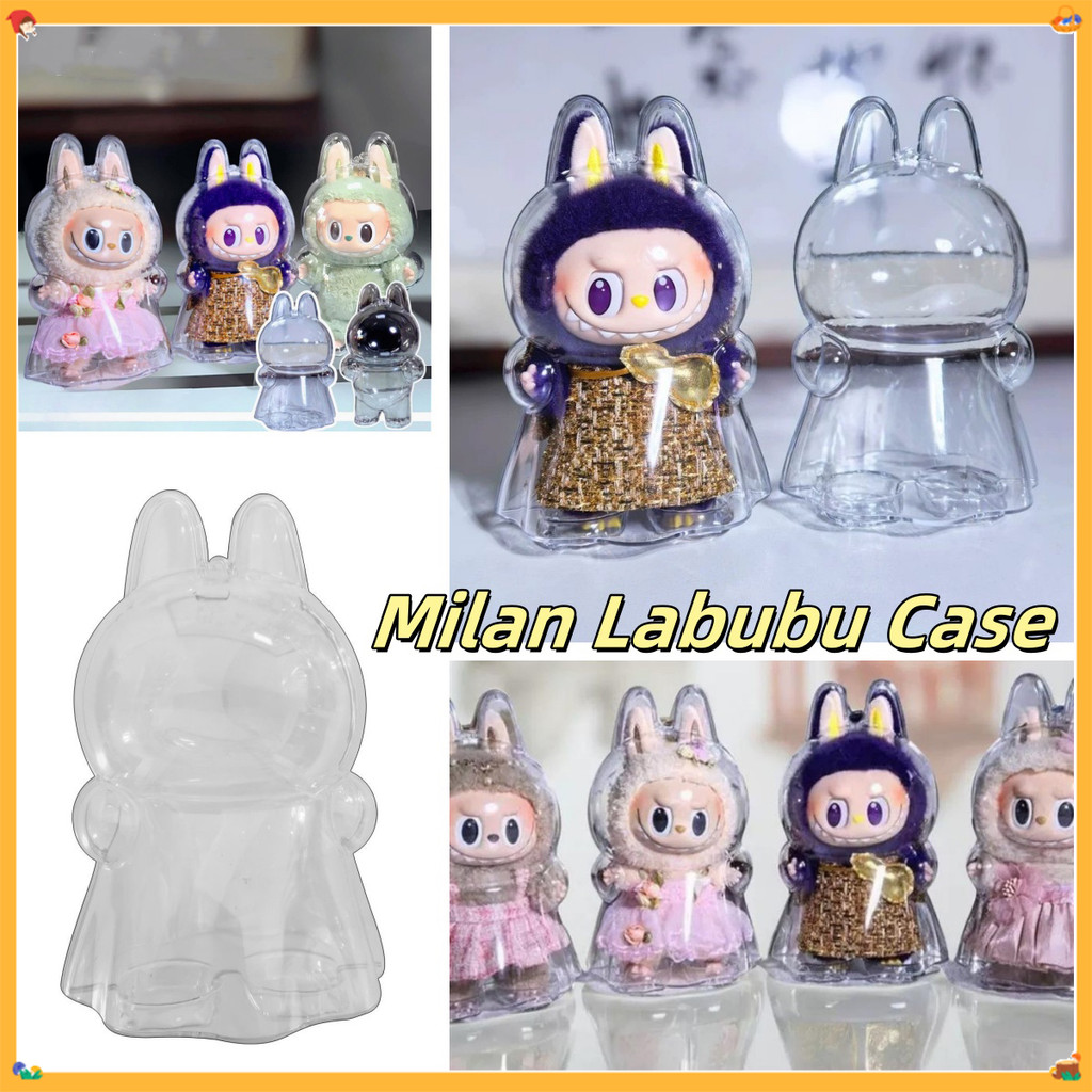 Ốp lưng Milan Multifarious Macaron Series Vỏ bảo vệ trong suốt 18cm Chống bụi 1 HD Hộp lưu trữ trong suốt Vinyl Hình Mặt dây chuyền Túi