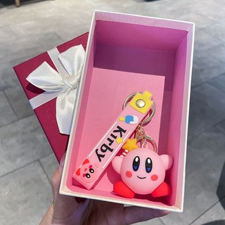 Kirby star Hoạt Hình Móc Khóa Quà Tặng Sáng Tạo Xe Móc Khóa Túi Đồ Trang Trí