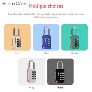 Ổ khóa kết hợp mã 4 chữ số SRVN Hành lý du lịch cho khóa CASE Khóa còng không cần chìa khóa cho ba lô Khóa Tsa cho hành lý.