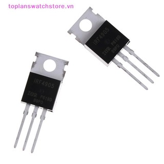 Toplanswatchstore 10 chiếc IRF4905 IRF4905PBF Power MOSFET 74A 55V P-Channel IR TO-22 VN