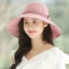 Mũ xô BAMBOOB, Vành rộng Mũ chống nắng chống tia cực tím, Nơ Polyester thời trang Mũ đi biển thoáng khí ngoài trời