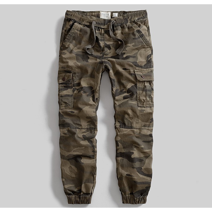 Quần Jogger túi hộp vải dày VANCENI_Men Military Tactical Joggers