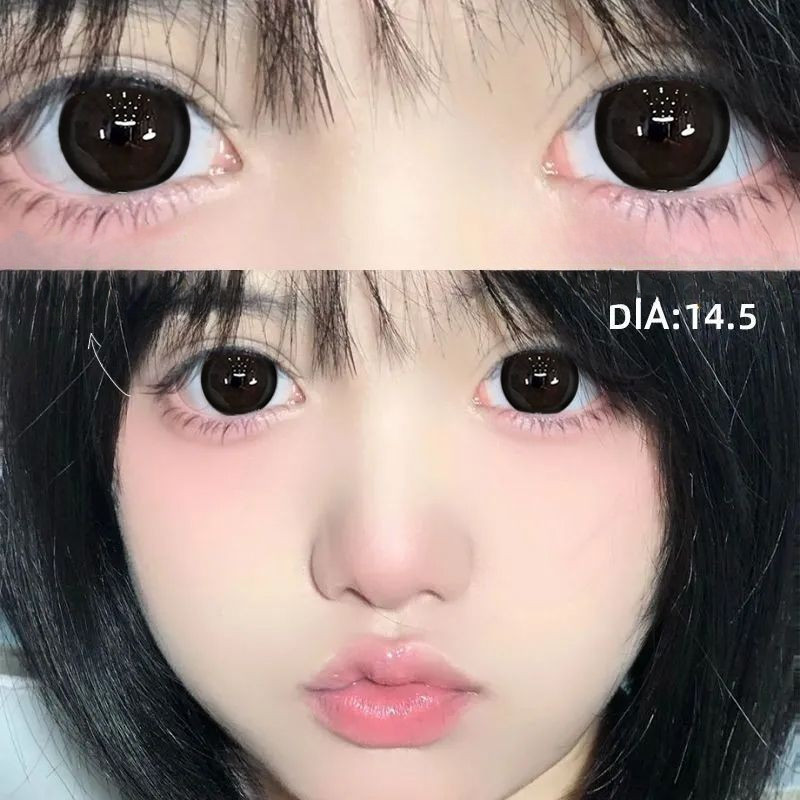 Kính áp tròng tiếp xúc MTTS eyes Đường kính: 14.0mm Ống kính màu xám Ống kính trang điểm mắt màu xanh lam 01