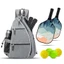 METUBE Túi Mái Chèo Pickleball, Ba Lô Vợt Bóng Pickleball Có Thể Điều Chỉnh Thể Thao, Du Lịch Bóng Rổ Tennis Túi Nam Nữ