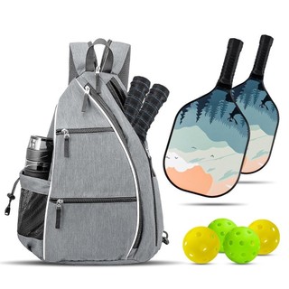 Glkwc Pickleball Vợt Ba Lô, Có Thể Điều Chỉnh Tennis Pickleball Mái Chèo, Thể Thao Di Động Vợt Bóng Pickleball Túi Nam Nữ