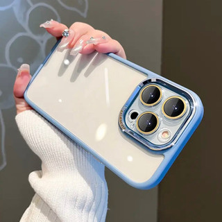Ốp điện thoại trong suốt chất lượng cao cho iPhone15 14 13 12 11 Pro Max Vỏ máy ảnh chống sốc có bảo vệ ống kính Ốp lưng cứng acrylic