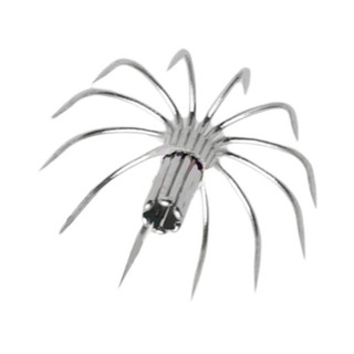 Bộ 10 Móc Câu Tôm Mực và Jig, Móc Thép Bền Chắc, Phù hợp Câu Cá Biển