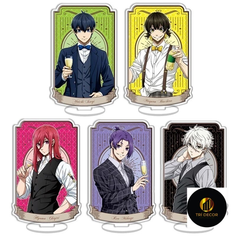 Mô hình Standee Blue Lock Isagi Nagi Meguru Chigiri Reo Sae Itoshi Rin ...