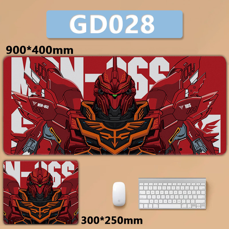 90x40cm Tùy Chỉnh XXL Lớn Bàn Phím Bàn Phím Miếng Lót Sinanju Sazabi Char 's Zaku Freedom Astray Wing Kỳ Lân Barbatos Gundam Miếng Lót Chuột Chơi Game