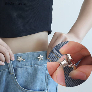 THI Thắt Lưng Có Thể Điều Chỉnh Khóa Eo Cho Quần Jean May Yêu Cầu Nút Ngôi Sao Điều Chỉnh Cho Quần Và Váy Eo VN
