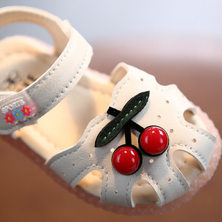 Sandal Bé Gái Chống Trơn Chống Vấp Hình Quả Cherry Đáng Yêu Từ 0 - 5 Tuổi