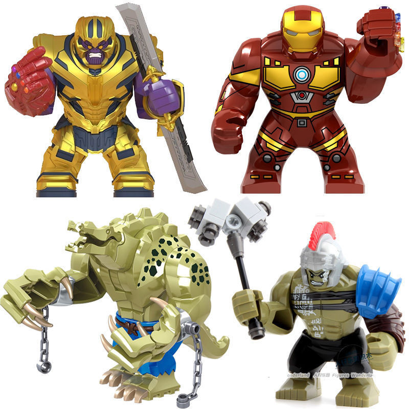 Tương thích với Lego Marvel Avengers Iron Man Anti-Hulk Mecha Hulk ...