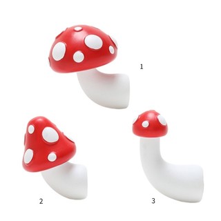 Zuoo Nam Châm Tủ Lạnh Hấp Phụ Mạnh Hoạt Hình 3D Nấm Đỏ Tủ Lạnh Nam Châm Sáng Tạo Trang Trí Hộ Gia Đình Supplie