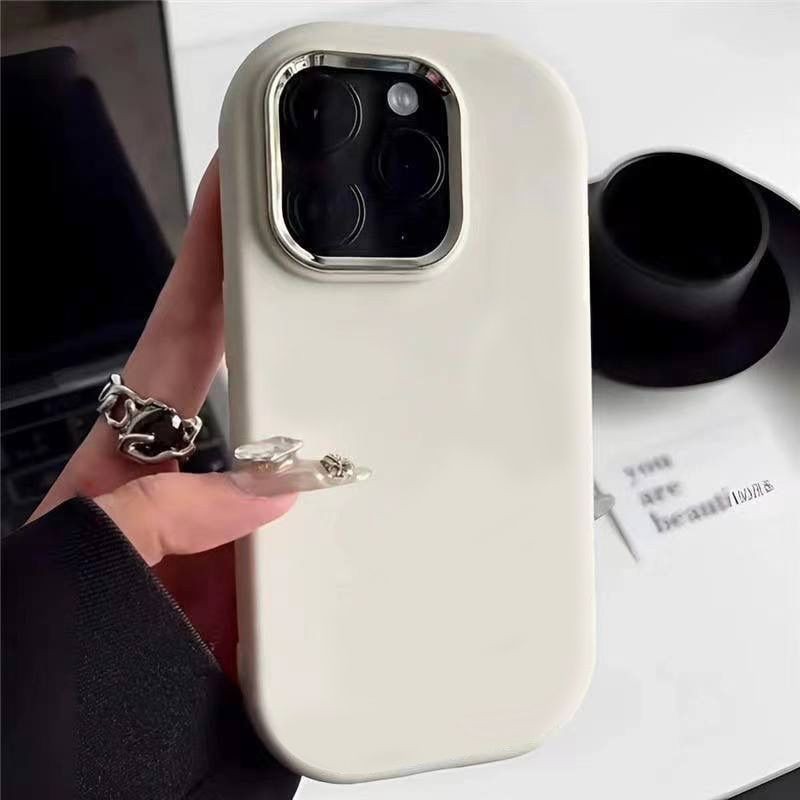 Ốp Điện Thoại Cho OPPO A3S A53 A54 A16 A17 A74 A31 A5 A9 A57 A72 A92 2020 A98 A93 A78 F11 F17 Pro RENO6 Lite Bao Dopamine Màu Sắc Sang Trọng Mạ Điện Thảm Khung Ống Kính Mặt Sau Đơn Giản