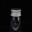 BORAGETE 5 Chai Nhựa, Đồ Dùng Dự Tiệc Bộ Chai Rượu Mini Nhỏ, Mũ Bạc / Vàng 60ml Chai Rượu Rượu Chai Rượu