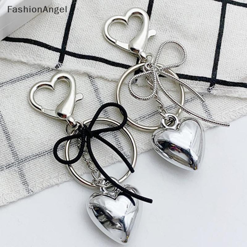 Fashionangel Y2k Nơ Trái Tim Lớn Móc Khóa Nơ Chìa Khóa Nhẫn Nữ Cô Gái Tình Bạn Tặng Xe Túi Xách Trang Trí VN