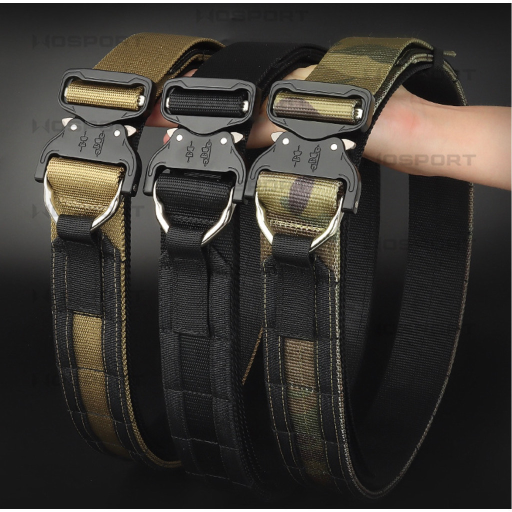 Đai chiến thuật bản 4.5cm Wosport khoá kim loại _tactical